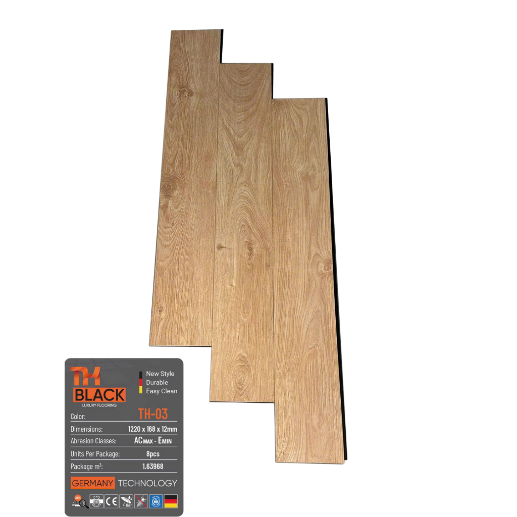 Sàn gỗ cốt đen TH Black TH-03