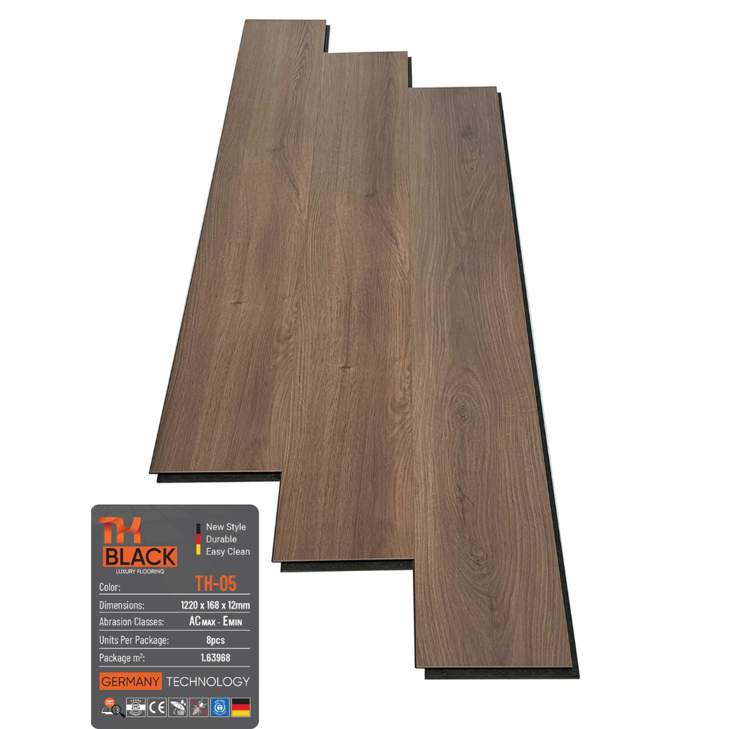 Sàn gỗ cốt đen TH Black TH-05