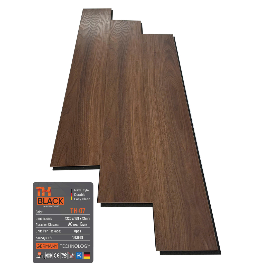 Sàn gỗ cốt đen TH Black TH-07