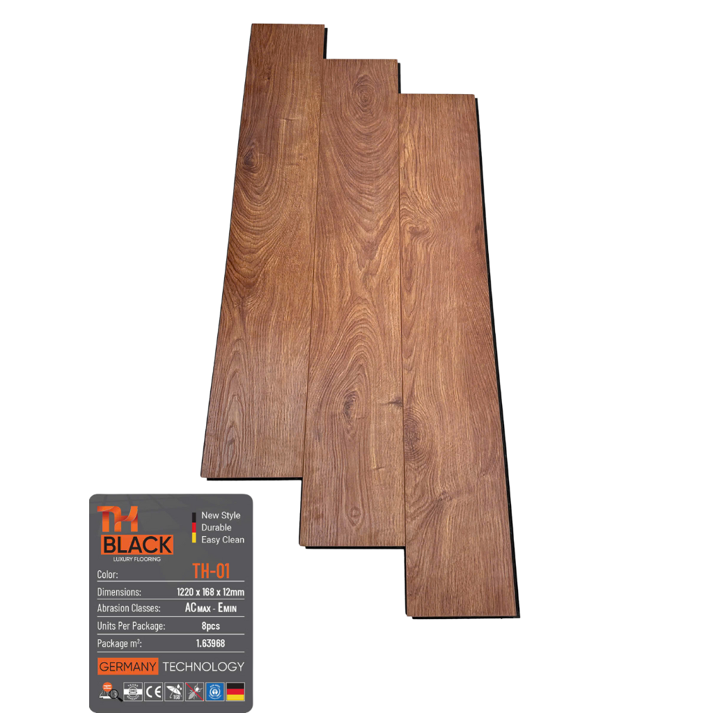 Sàn gỗ cốt đen TH Black TH-01