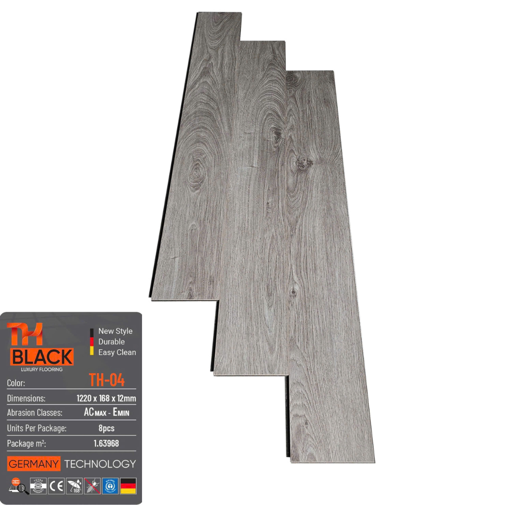 Sàn gỗ cốt đen TH Black TH-04