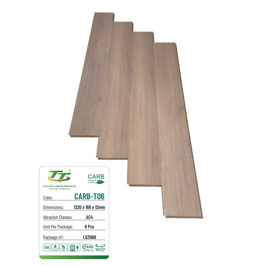 Sàn gỗ Carb P2 Premium - CARB-T06