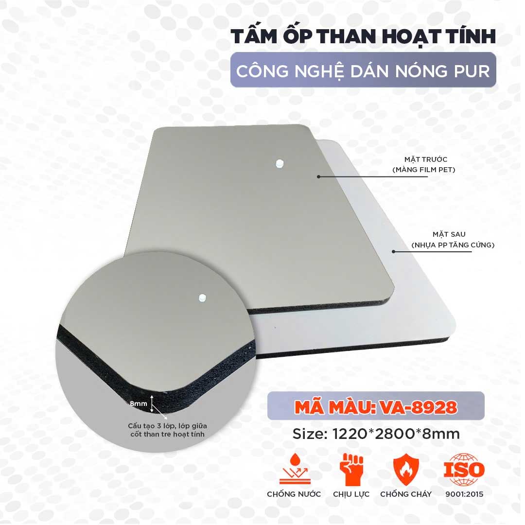 Tấm ốp than hoạt tính VA-8928