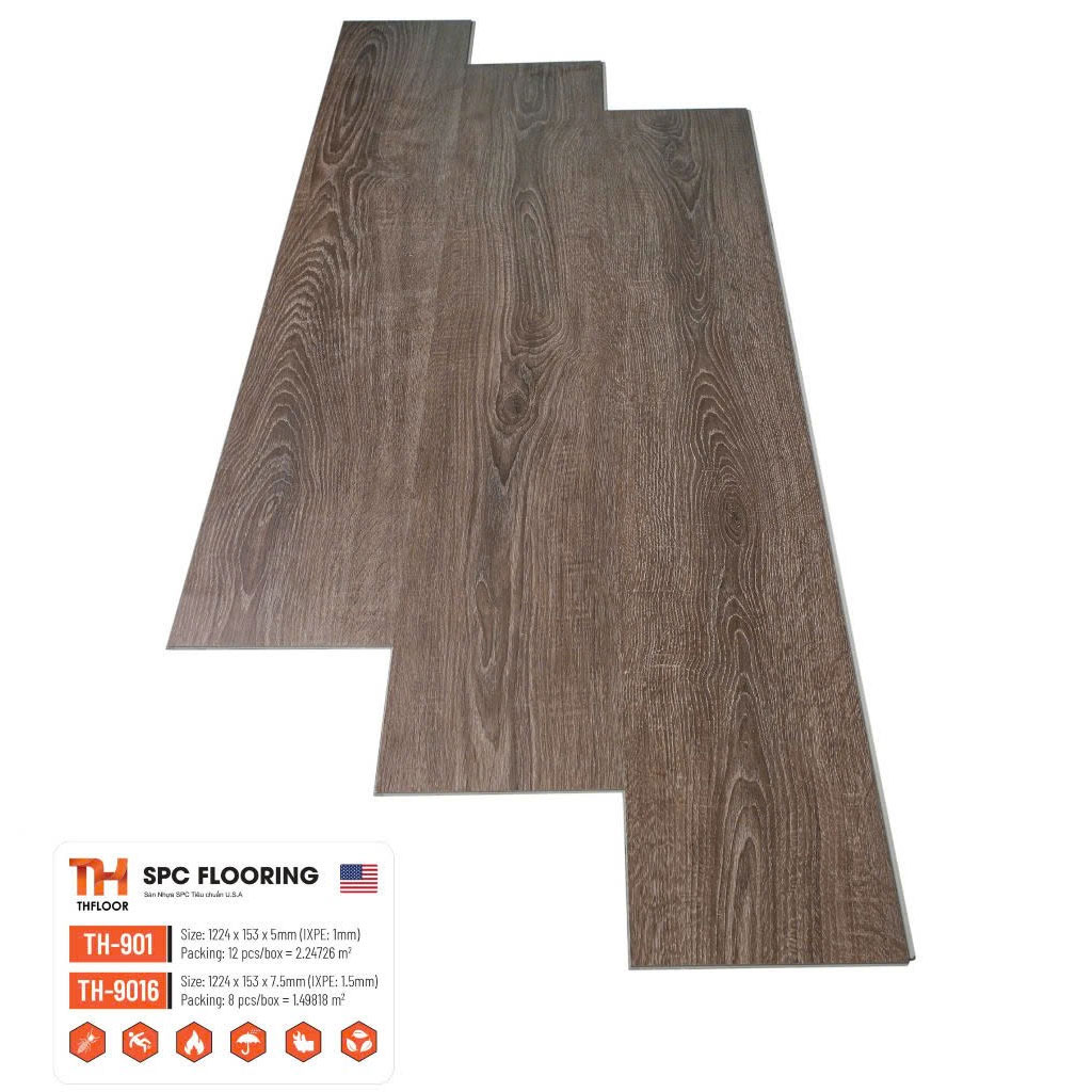 Sàn nhựa 5mm và 7.5mm TH-901/TH-9016