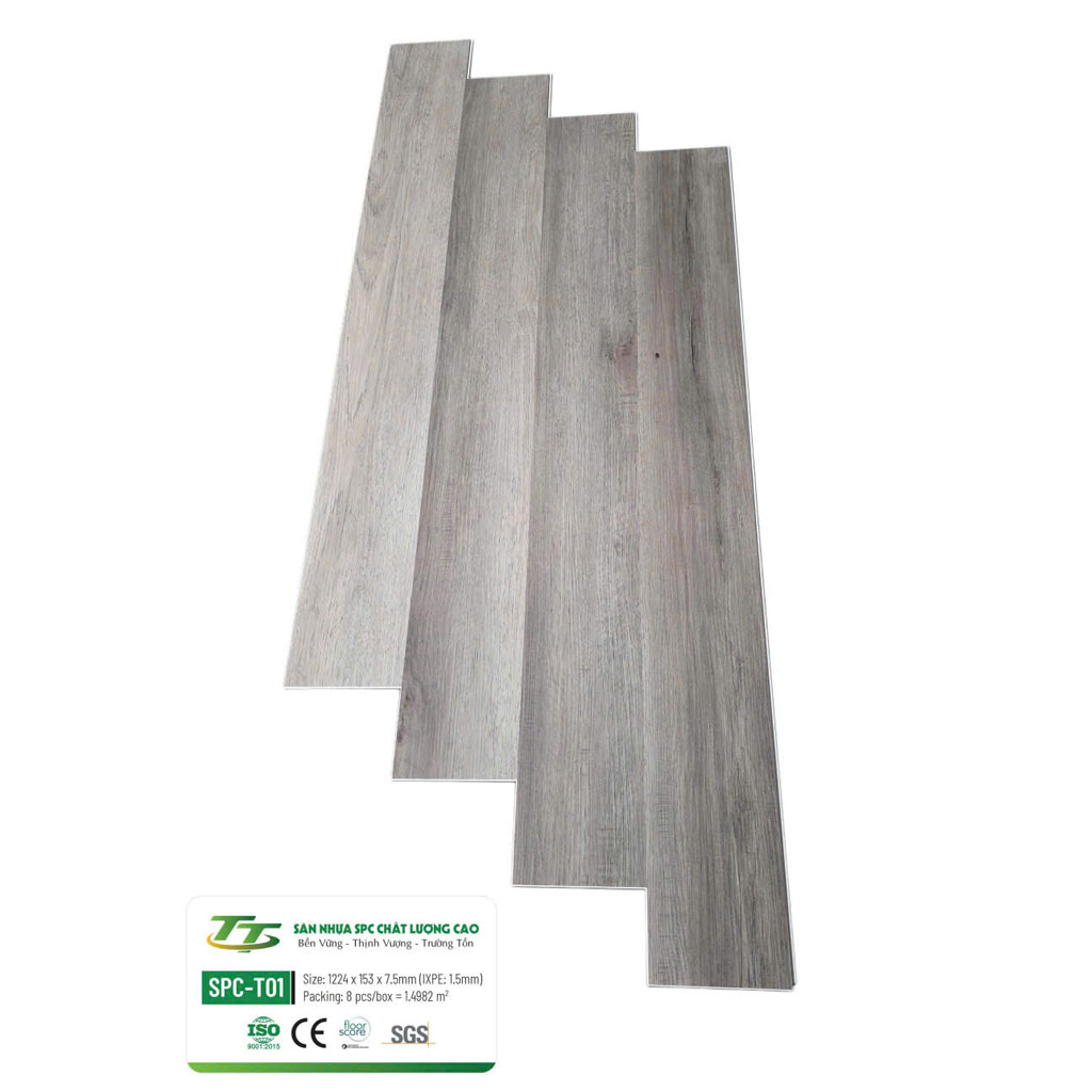 Sàn nhựa 5mm và 7.5mm T01