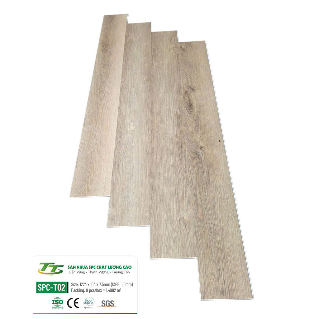 Sàn nhựa 5mm và 7.5mm T02