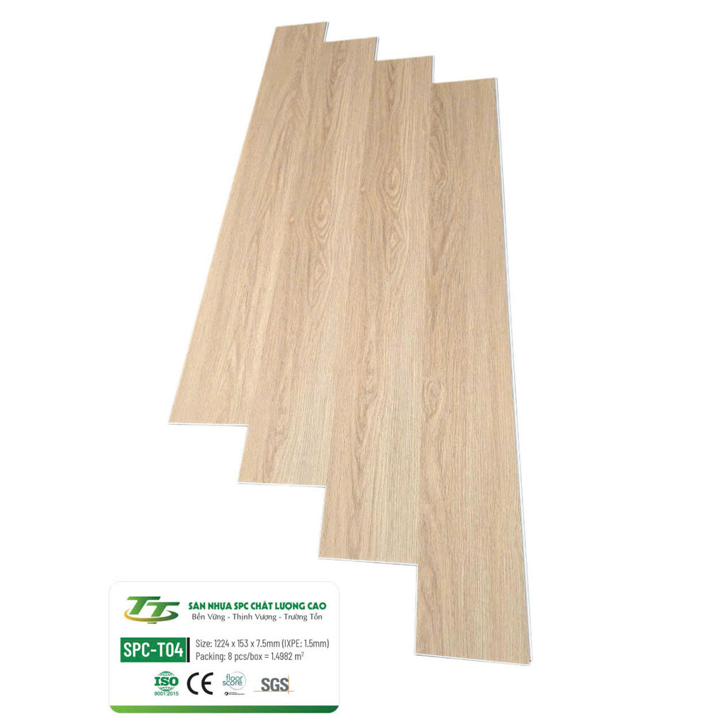 Sàn nhựa 5mm và 7.5mm T04
