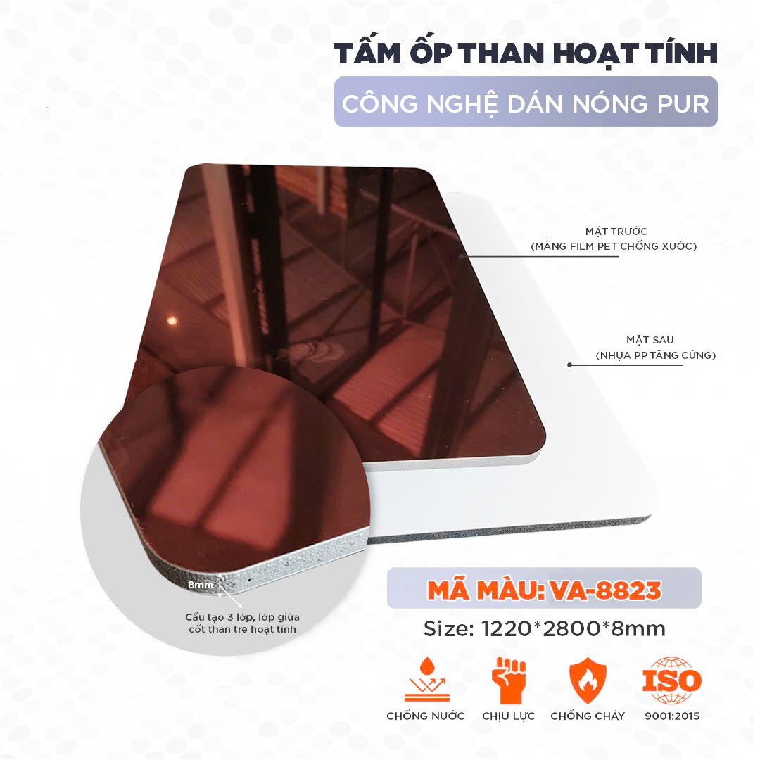 Tấm ốp than hoạt tính VA-8823