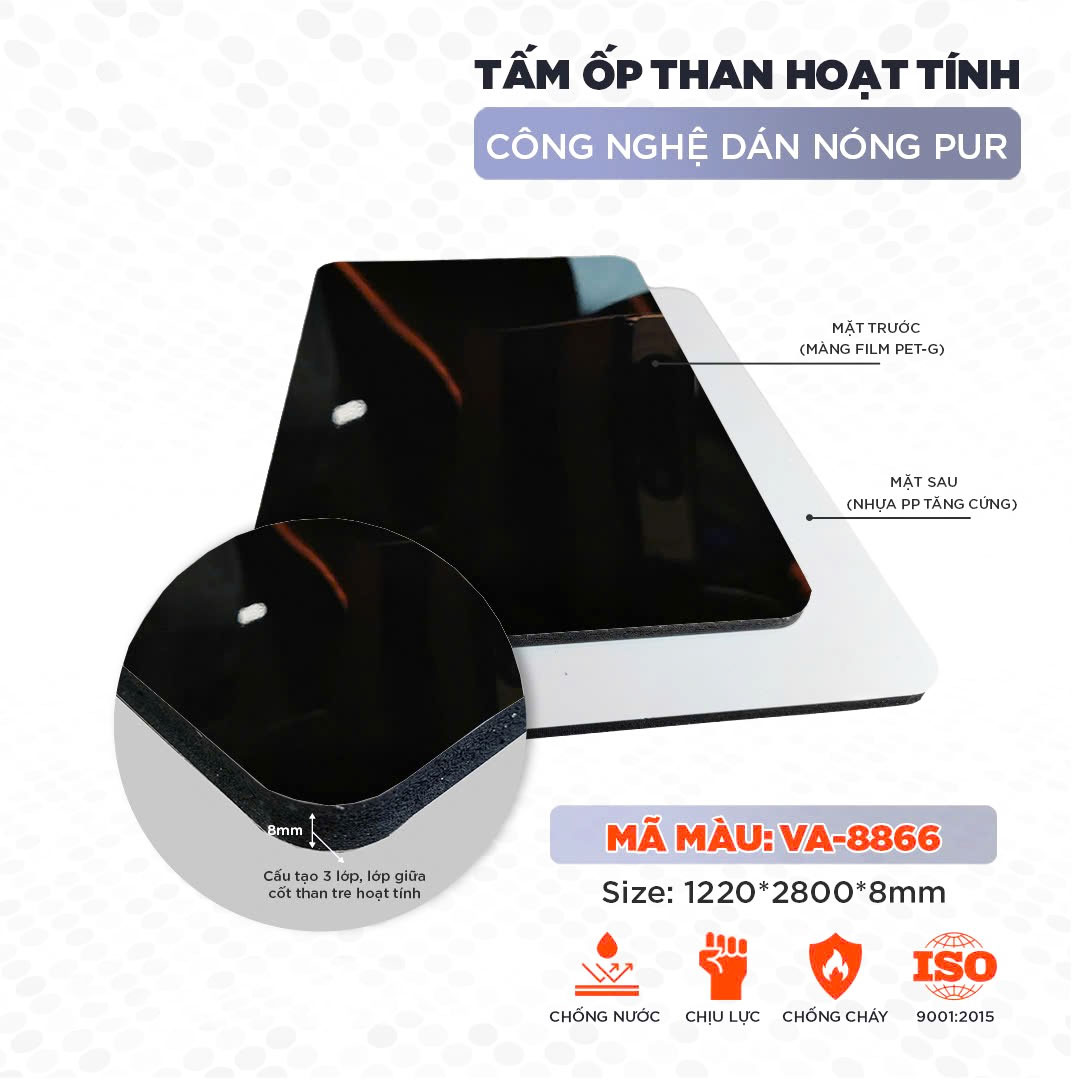 Tấm ốp than hoạt tính VA-8866