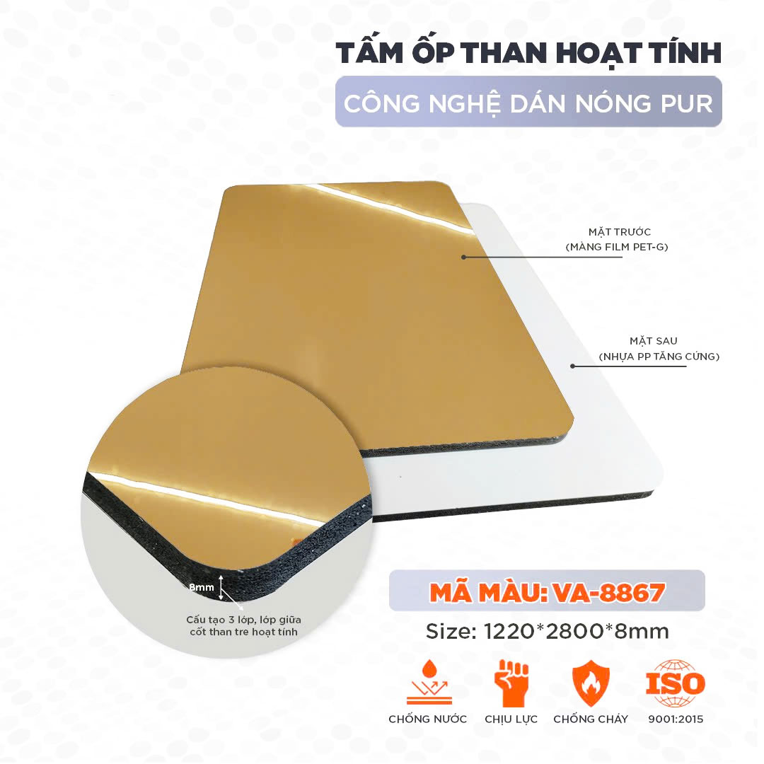 Tấm ốp than hoạt tính VA-8867