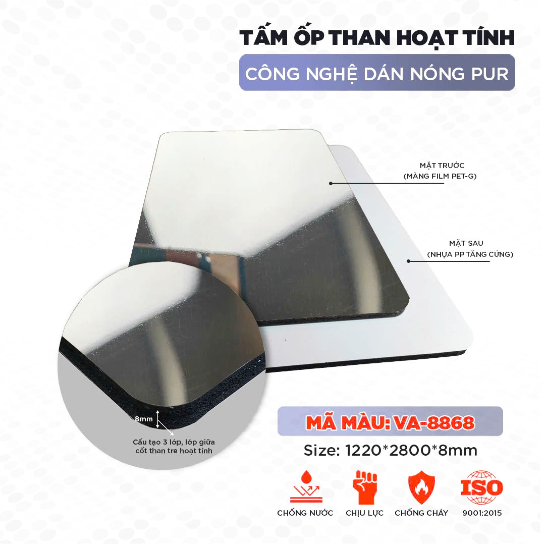 Tấm ốp than hoạt tính VA-8868